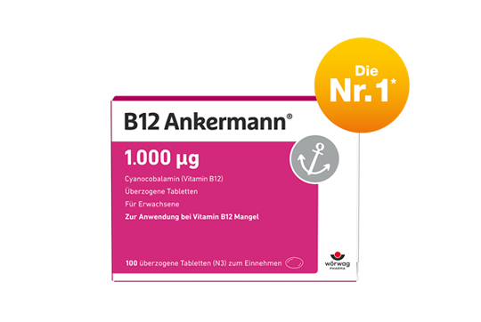 Vitamin B12 Tabletten – hochdosiertes B12